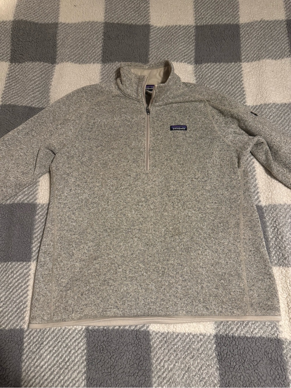 Patagonia Women’s Half-Zip Fleece Pullover - Heather Oatmeal